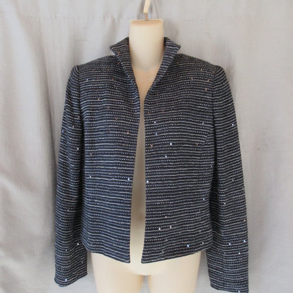 Doncaster DD Collection jacket blazer 4 black metallic lined